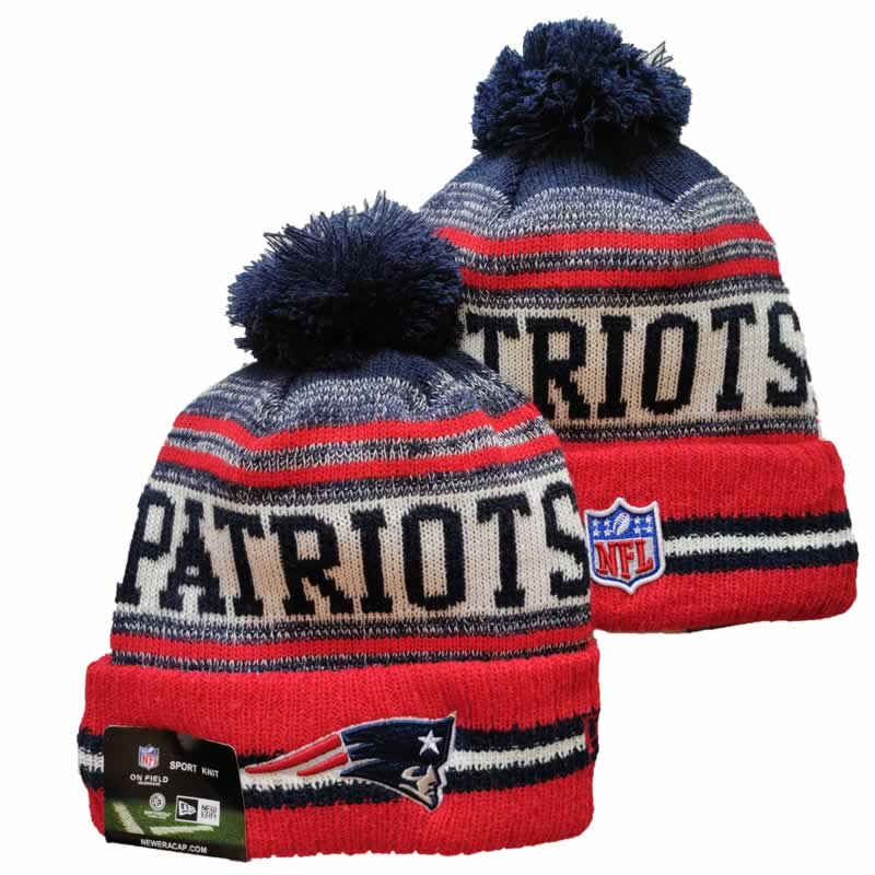 Patriots Team Logo Red and Navy Pom Cuffed Knit Hat YD,We sell and wholesale Patriots Team Logo Red and Navy Pom Cuffed Knit Hat YD on line form chian!